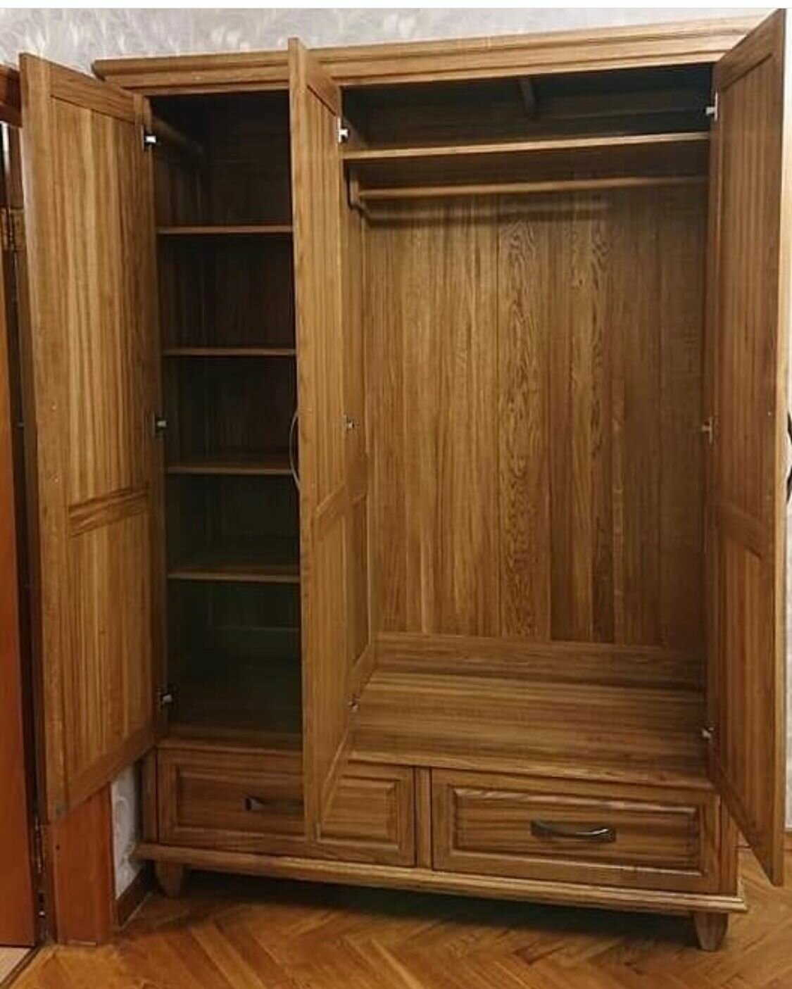 шкаф верди 325, шкаф из массива, шкаф платяной массив, шкаф из массива дерева, шкаф из дерева