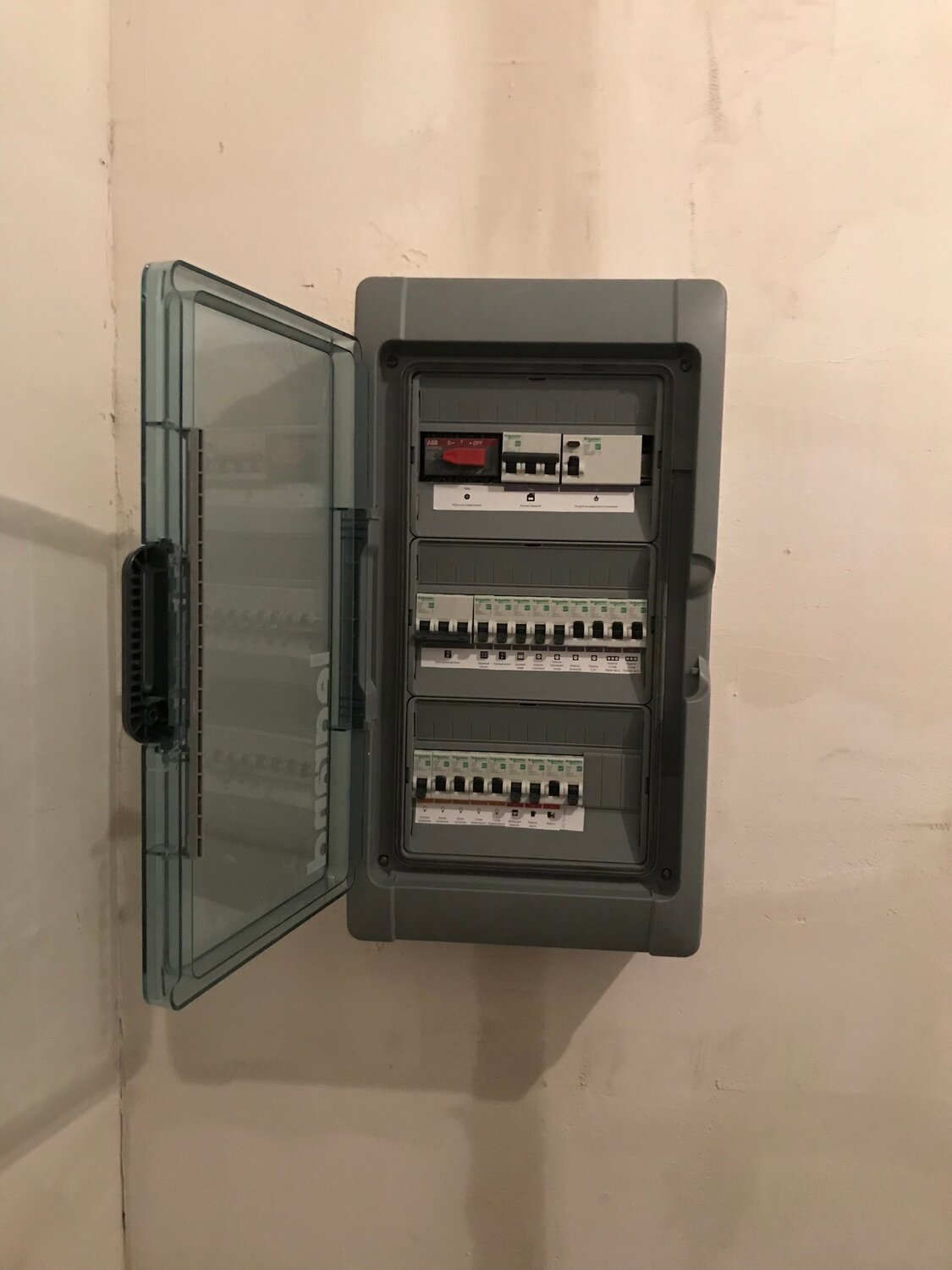 щит электрический абб 24, электрощит, электрический щиток, монтаж электрощита, электрический щит