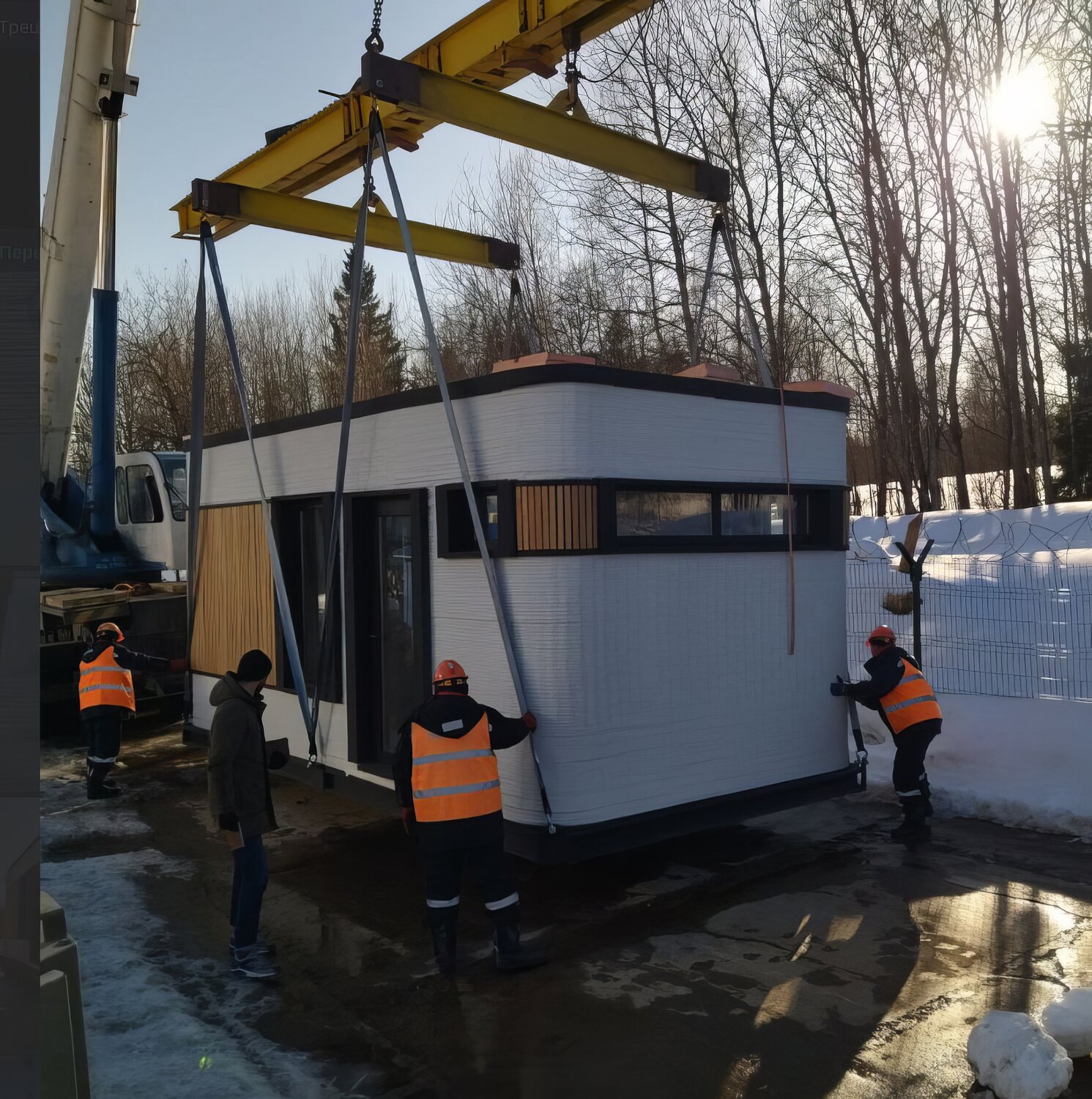 блочно модульное здание, бмз блочно модульное здание, блочно модульная котельная, внешний вид модульной котельной 8.8 мвт, модульная газовая котельная