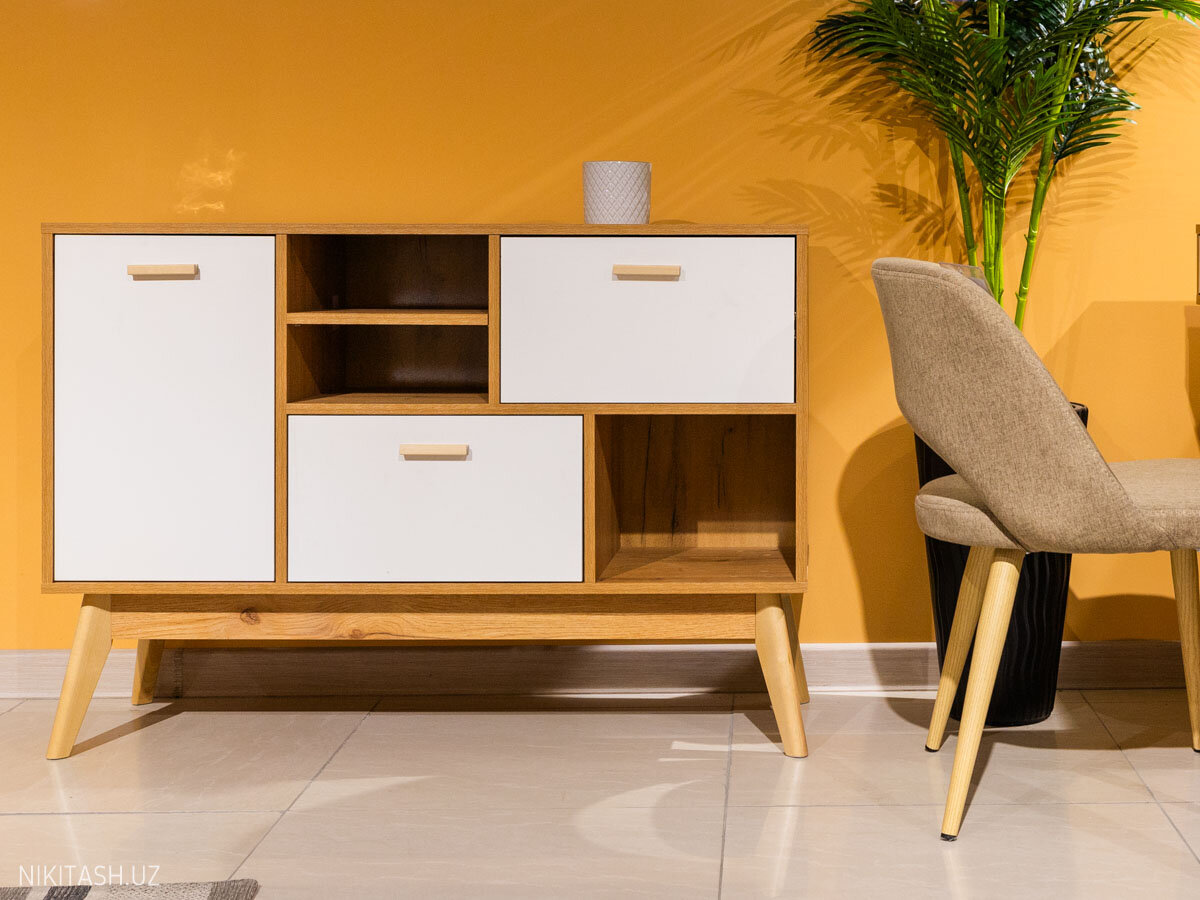 комод нордик, тумба, тумба комод, тумба для гостиной, мебель комод