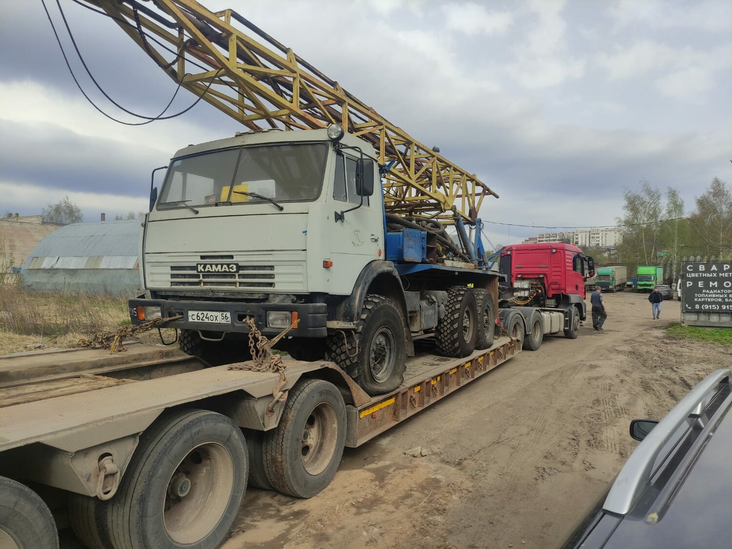 камаз буровая урб 2 5а, автокран камаз, камаз буровая установка, буровая урб 2а2 камаз, камаз 53213 автокран