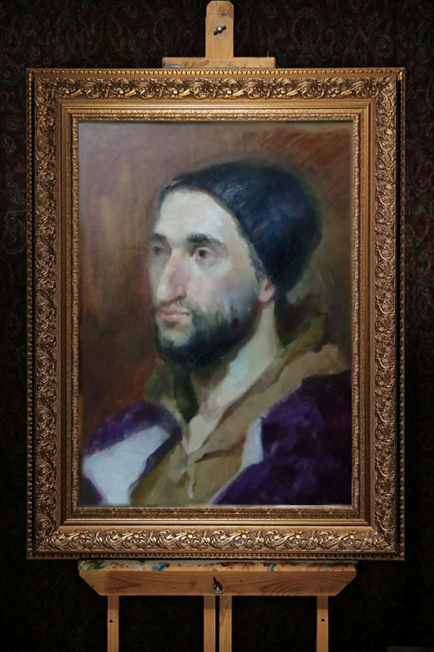 васнецов портрет художника, виктор васнецов портрет, третьяковская галерея маркина, портрет художника васнецова, выставка илья репина