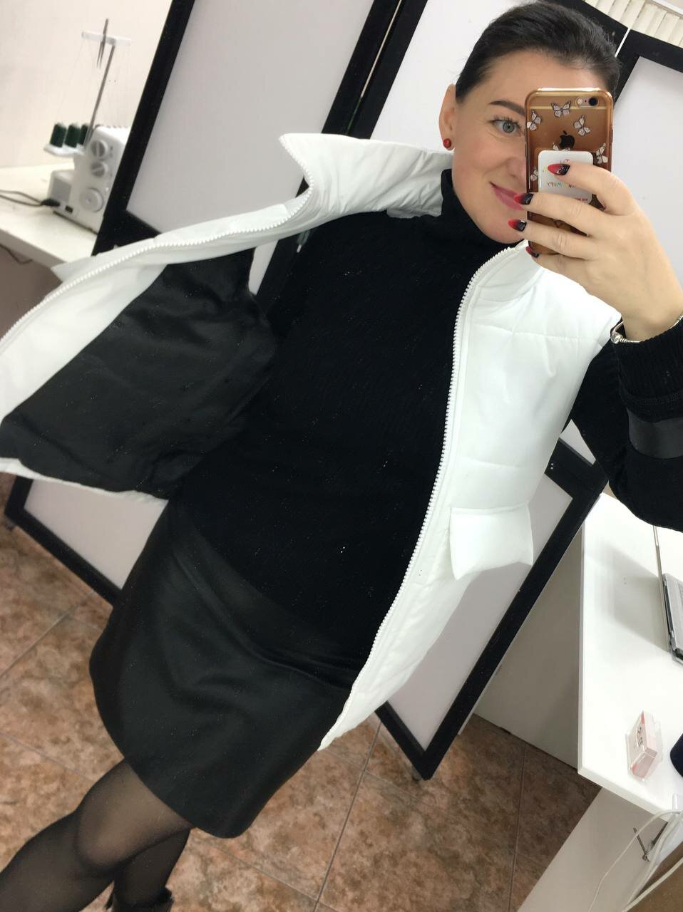 жилетка женская, женский жилет, жилет, жилет черный женский, модные жилетки