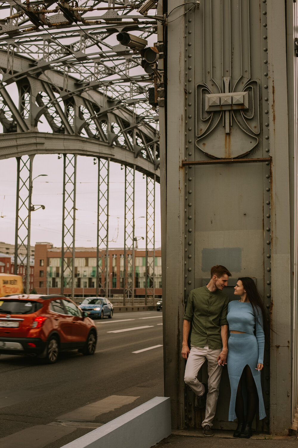 большеохтинский мост и смольный, большеохтинский мост в санкт петербурге, мост большеохтинский, мост, развод большеохтинского моста