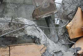 демонтаж бетона, разрушение бетона, разрушенный бетон, бой бетона, демонтаж железобетона