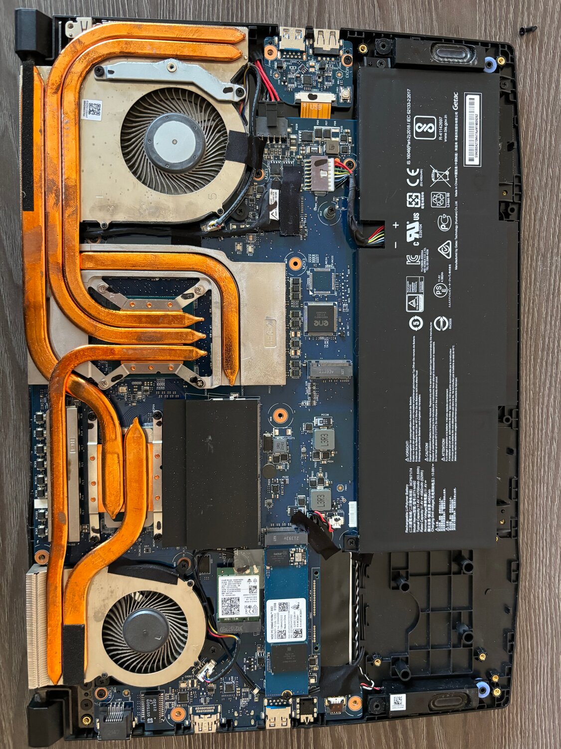 ноутбук msi gf66 katana, ноутбук msi, охлаждение ноутбука, ноутбук msi katana, msi pulse gl66