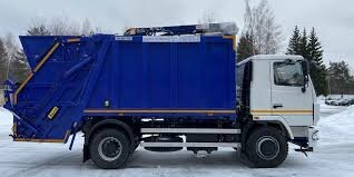 мусоровоз маз москоммаш, мусоровоз с задней загрузкой, мусоровоз маз, маз км 7028-56 на шасси мусоровоз, мусоровоз с кму