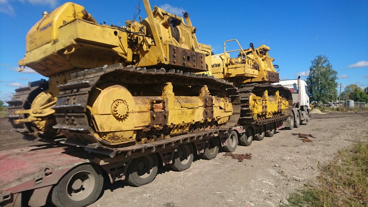 транспортировка трубоукладчика комацу 355, трубоукладчик komatsu d355c, трубоукладчик komatsu d355, трубоукладчик komatsu d-355 №, трубоукладчик komatsu d155c