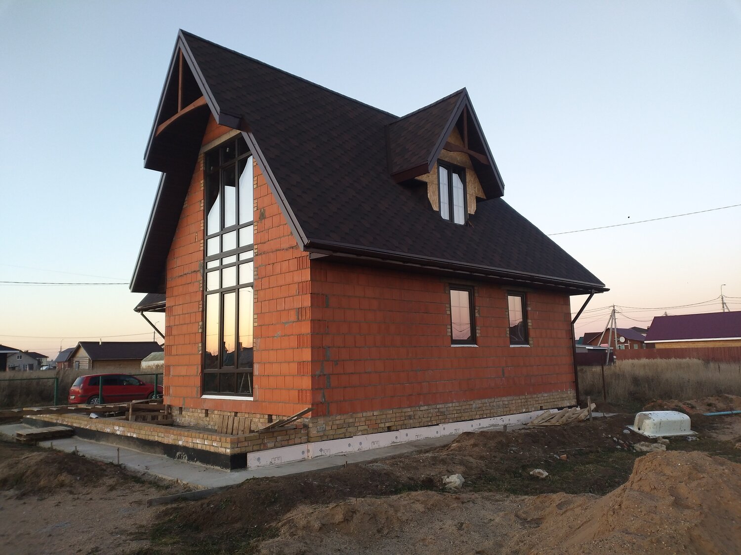 коттедж, дом, кирпичный дом в шацке, каркасно кирпичные дома, недвижимость