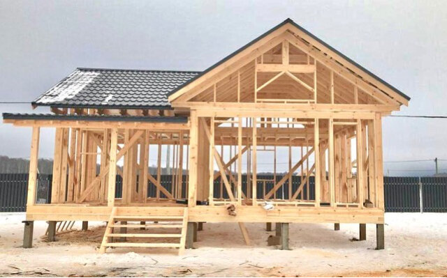 Строительство быстровозводимого дома