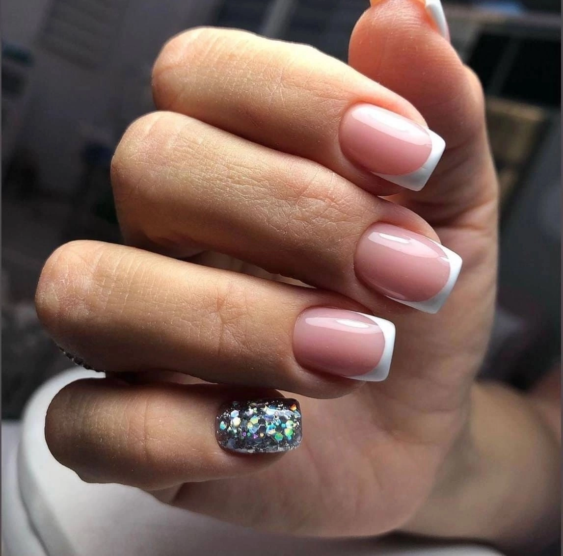 маникюр 💅, маникюр, ногти, классический французский маникюр, маникюр классический