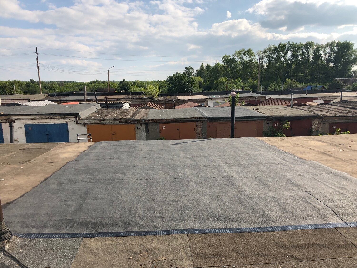 кровля гаража, кровля, плоская кровля, крыша гаража, ремонт кровли
