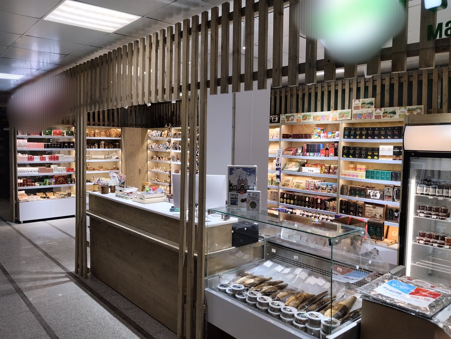 супермаркет мираторг, интерьер продуктового магазина прилавочного типа, продукты, добрынинский витрина, углече поле органик