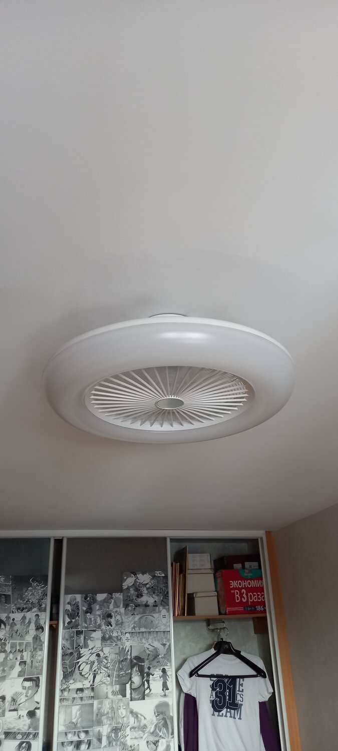 потолочные светильники, estares fan one 72w+41w потолочная, потолочный вентилятор, fan one 80w+35w белая светодиодная люстра с вентилятором, настенно потолочные светильники