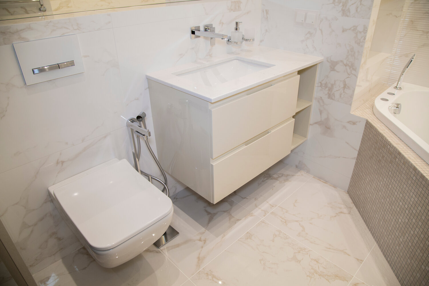 ванная комната, тумба с раковиной scavolini idro fresh, тумба в ванную, интерьер ванной, подвесная тумба в ванную