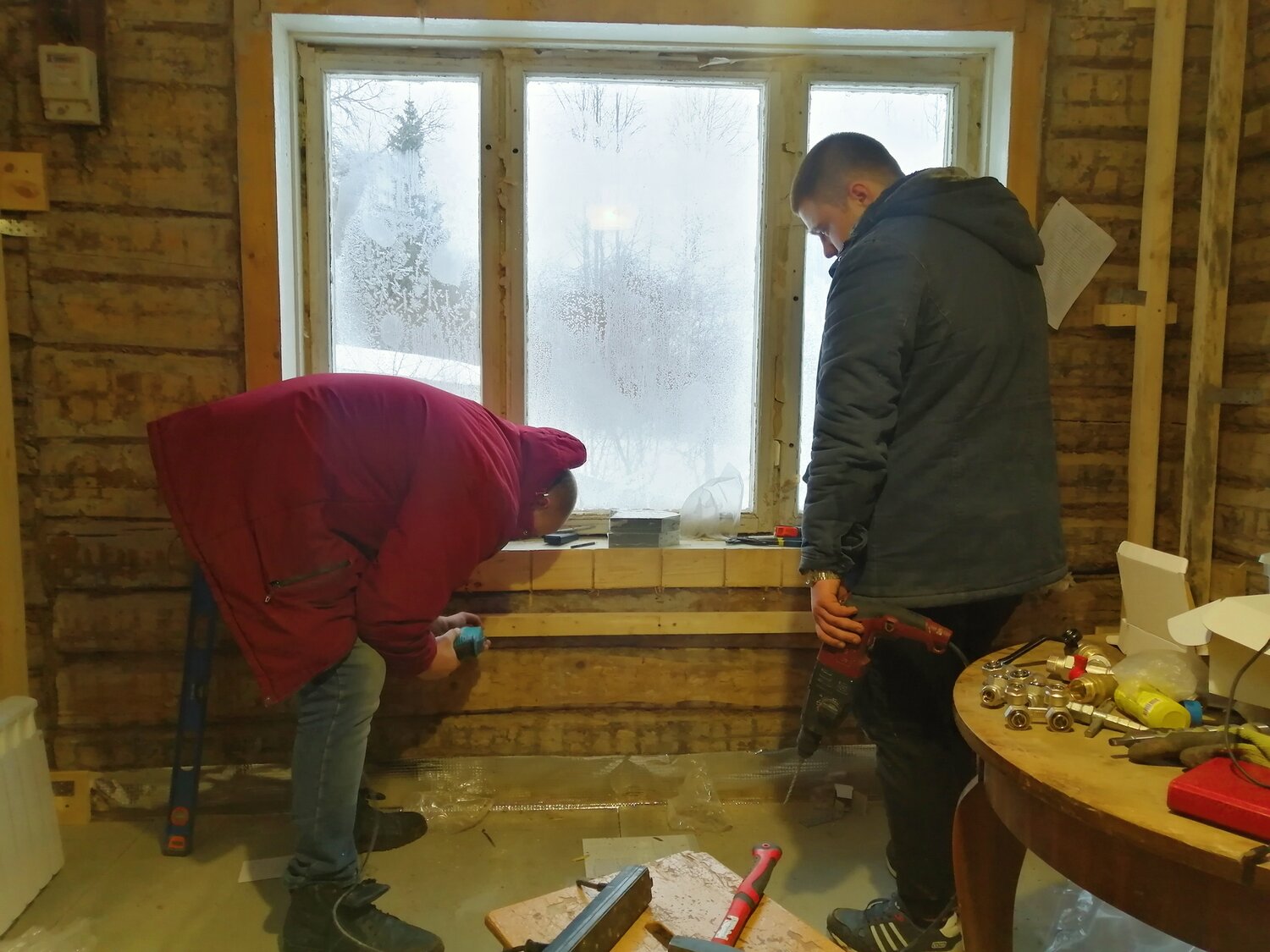 строим дом, утепление дома, баня в доме 2 и сейчас, строительство домов, построить дом
