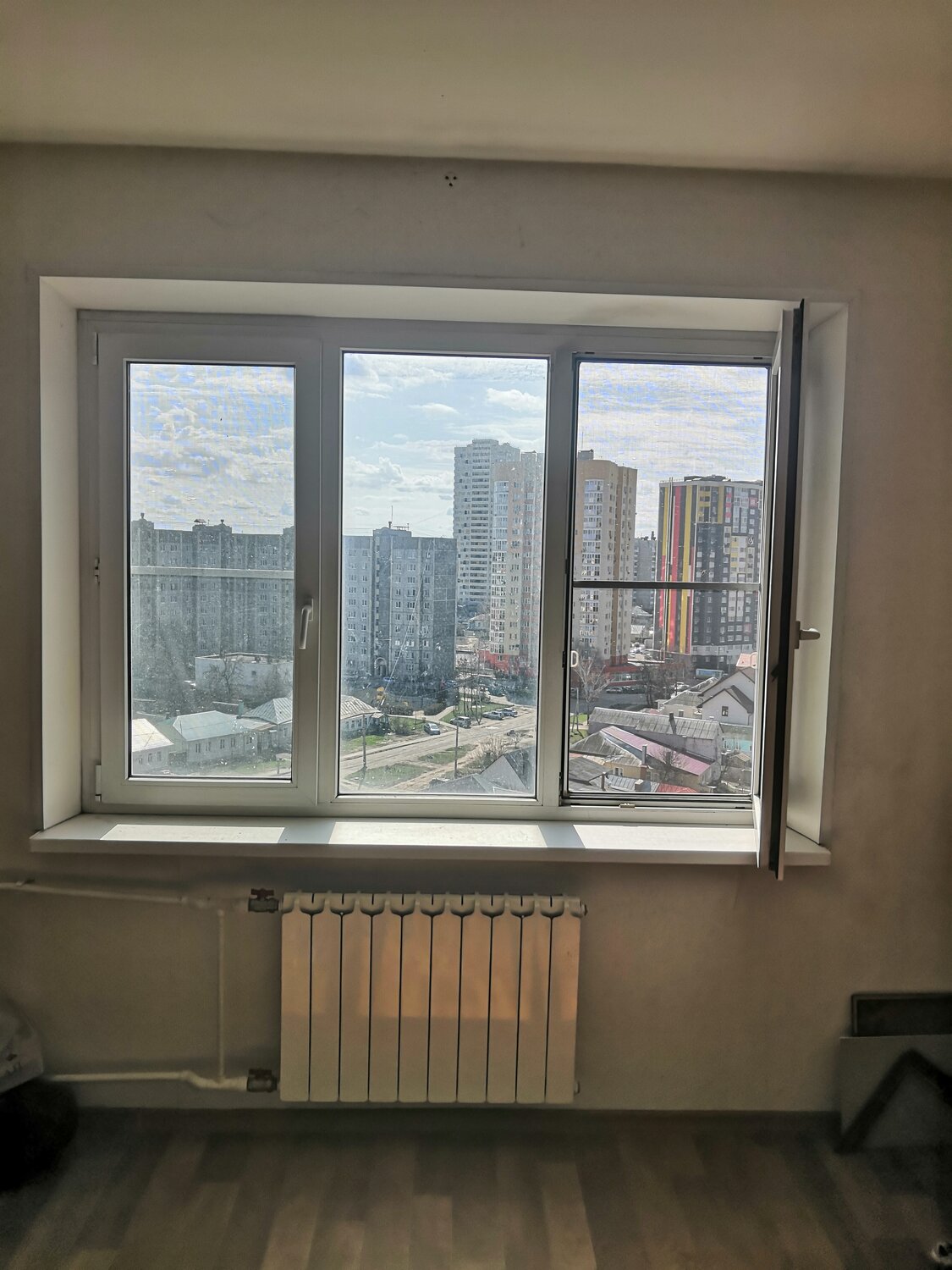 квартира, интерьер, окно, остекление балконов, комната