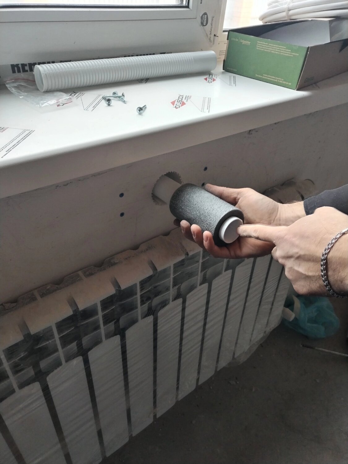 клапан вытяжной приточный кив 125, домвент приточный клапан, приточный клапан кив 125, приточный клапан, стеновой приточный клапан