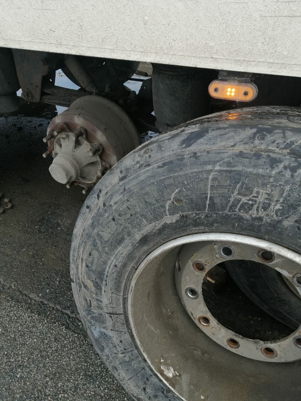 пневморессора на полуприцеп шмитц ско 24, грузовой автомобиль, полуприцеп, грузовик, авто