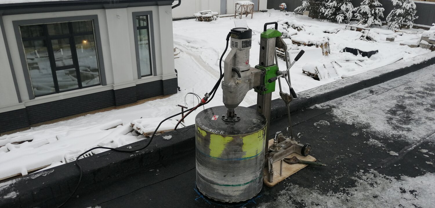 алмазное сверление, сверлильный комплект drillkomplekt 300, установка алмазного бурения, сверлильный комплект drillkomplekt 300 optimum eco, алмазное бурение гранита
