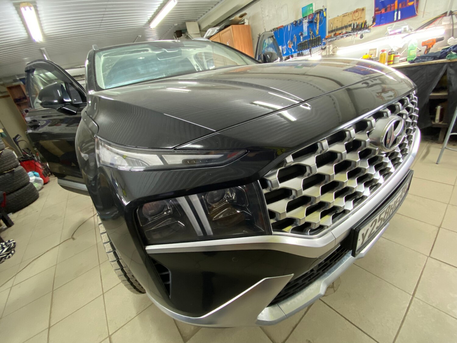 новый hyundai santa fe, внедорожник hyundai, новый hyundai, новый санта фе 2023, hyundai santa fe 2022