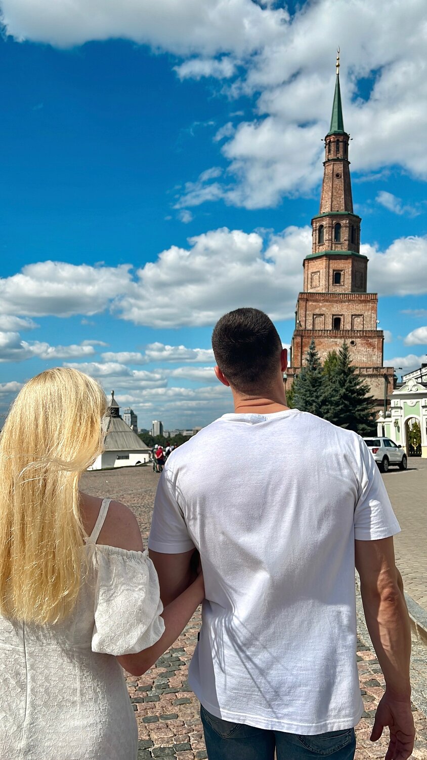 башня сююмбике, мужчина, казанский кремль, человек, казань россия