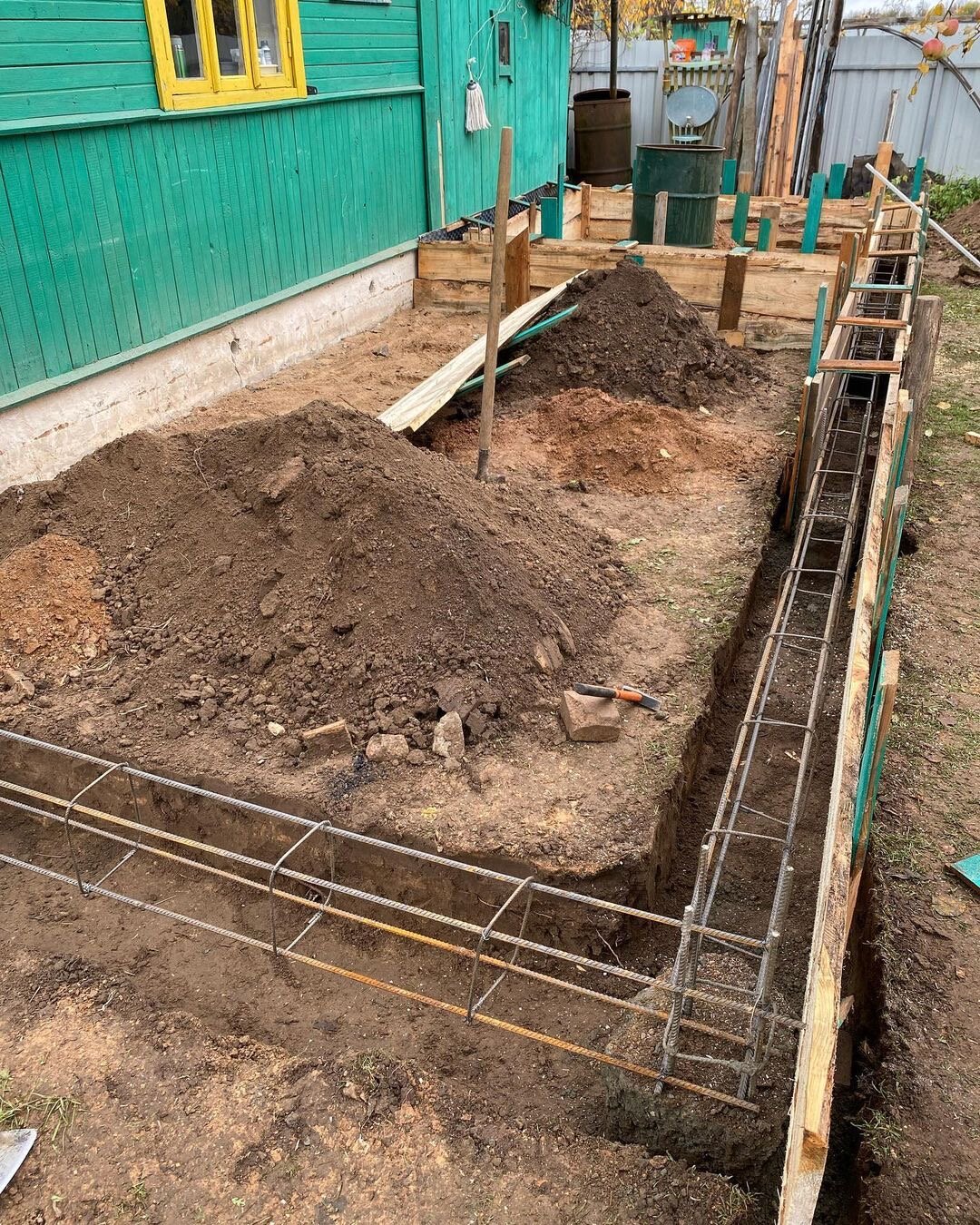 ленточный фундамент, ленточный фундамент для дома, фундамент для частного дома, залить фундамент, фундамент