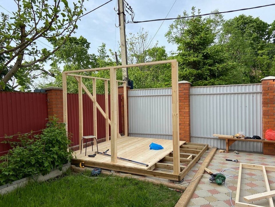 хозблок для дачи, хозблок для дачи с туалетом, хозблок с душем и туалетом для дачи, беседка, постройка беседки на даче