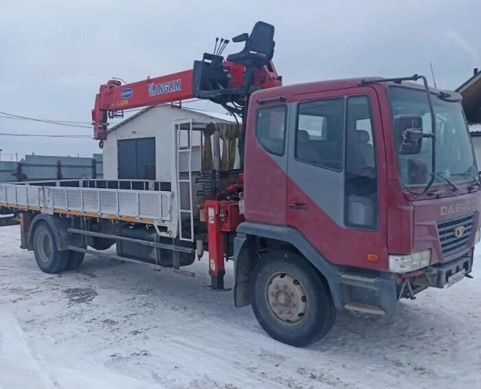 дэу новус ультра 2009 манипулятор, кран манипулятор, манипулятор кму, daewoo novus манипулятор, манипулятор