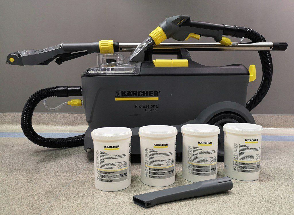 моющий пылесос karcher, karcher пылесос, экстрактор керхер для химчистки, karcher puzzi, химчистка karcher puzzi 10/1