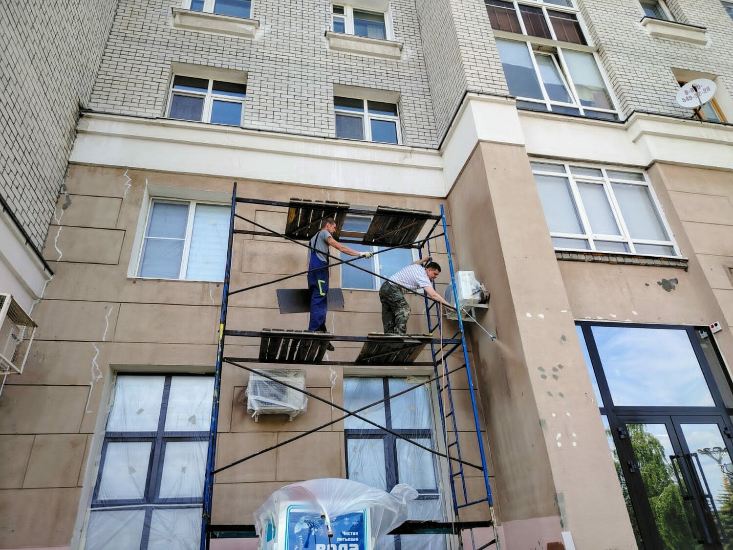 фасадные работы, ремонт фасада, капитальный ремонт фасада, мойка фасадов, ремонт фасада многоквартирного дома