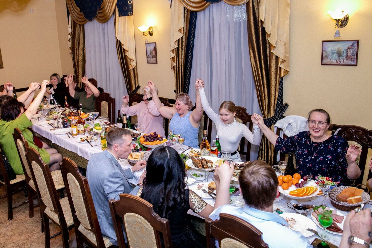корпоратив в ресторане, кафе жан жор матвеев курган, кафе, банкет, банкет свадьба