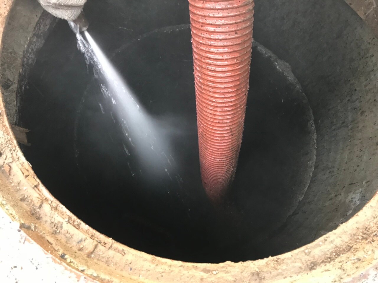 канализация, насадка для трубы откачки септика, илосос своими руками для колодца, фекальный колодец, промывка канализации