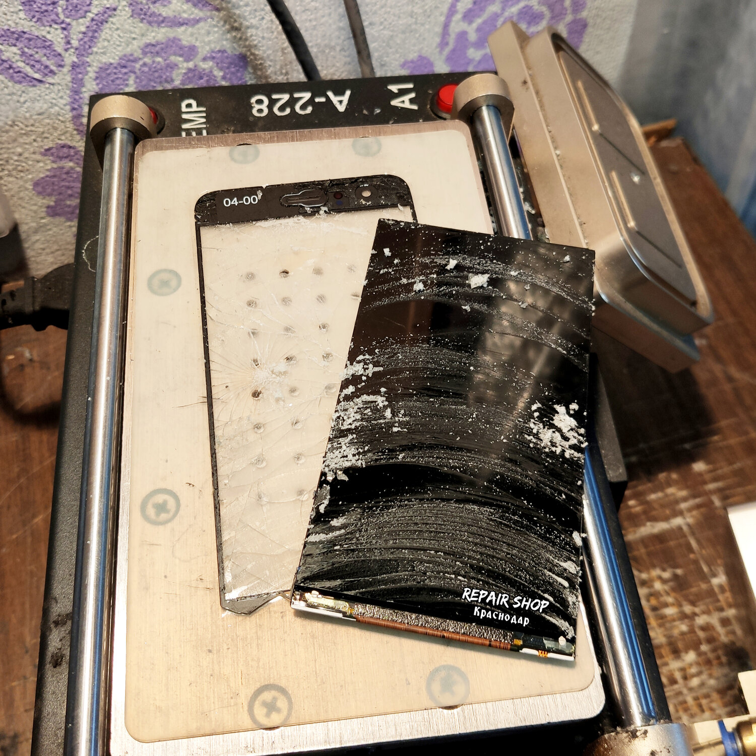 repair shop, техника, переклейка дисплеев, переклейка дисплеев samsung, экран