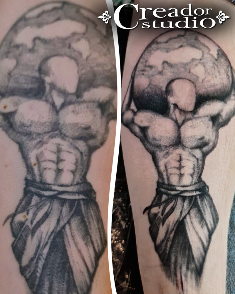 татуировка, атлант тату эскиз, tattoo, тату дизайн, эскиз