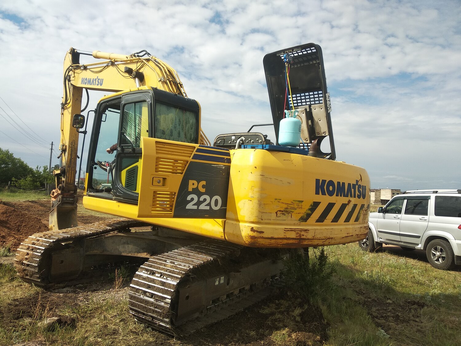 экскаватор гусеничный komatsu pc-200, экскаватор komatsu pc 200, комацу 200-8, экскаватор komatsu pc220, комацу pc200-8мо (эо-4127)