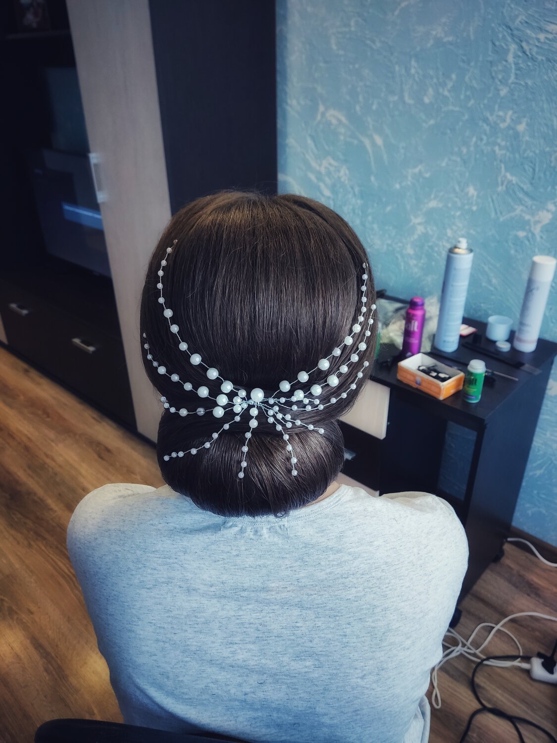 свадебная прическа гладкий пучок, прическа гладкий пучок на свадьбу, hair, причёска, свадебный пучок для восточных женщин