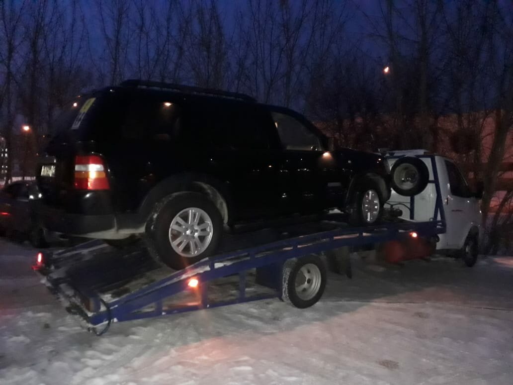 эвакуатор, эвакуатор ночью, авто, автомобиль, эвакуатор киреевск