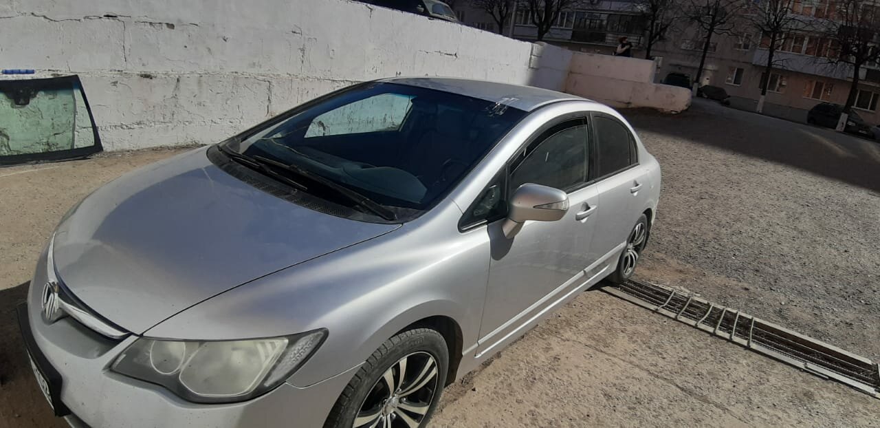 honda civic, автомобиль, авто, хонда цивик серебристая, Honda Civic Type R VIII Рестайлинг