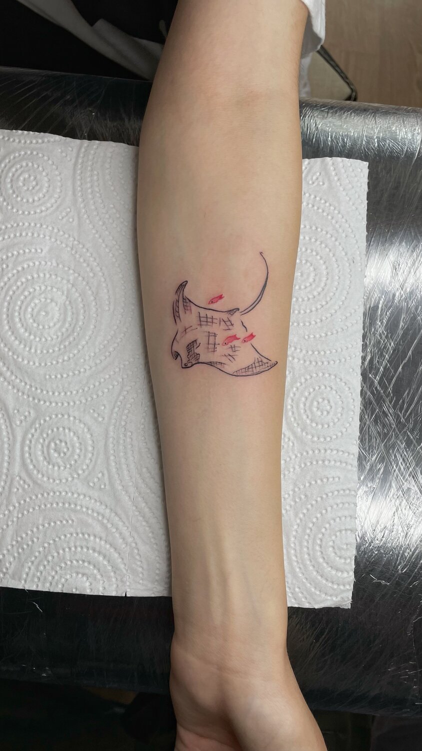 татуировка, tattoo, наколки, тату на ноге одной линией, тату интернет