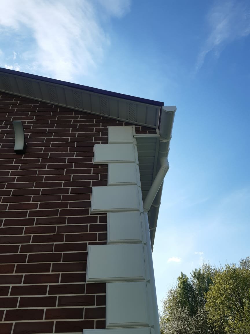 клинкерная термопанель для фасада, рускамень термопанели фасадные, подшива софит перфорированный, термопанели, карниз крыши