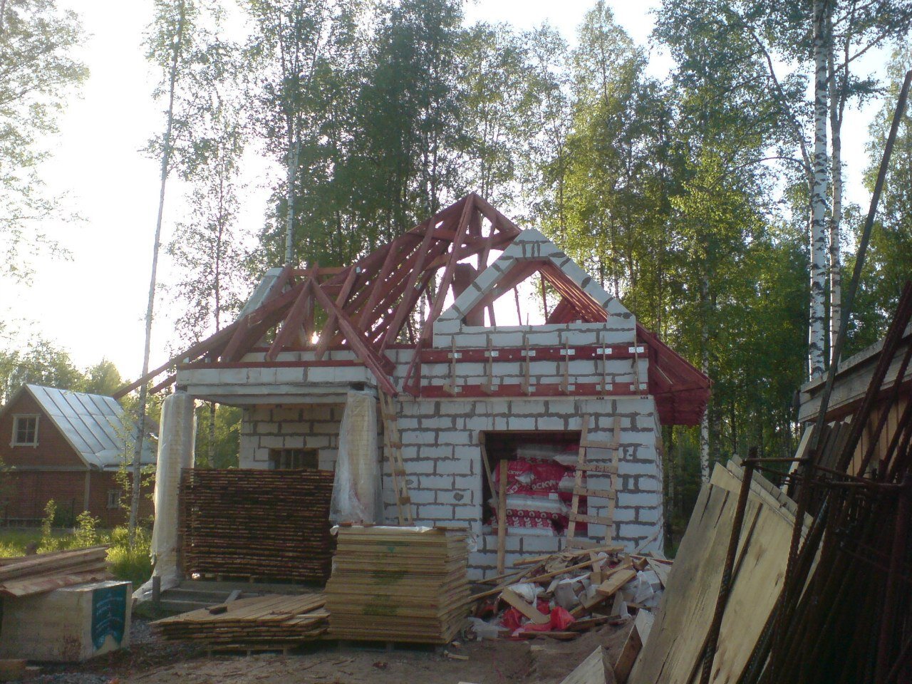 загородный дом, дом, деревянный дом, демонтаж дачных домов, каркас из газобетона дачи