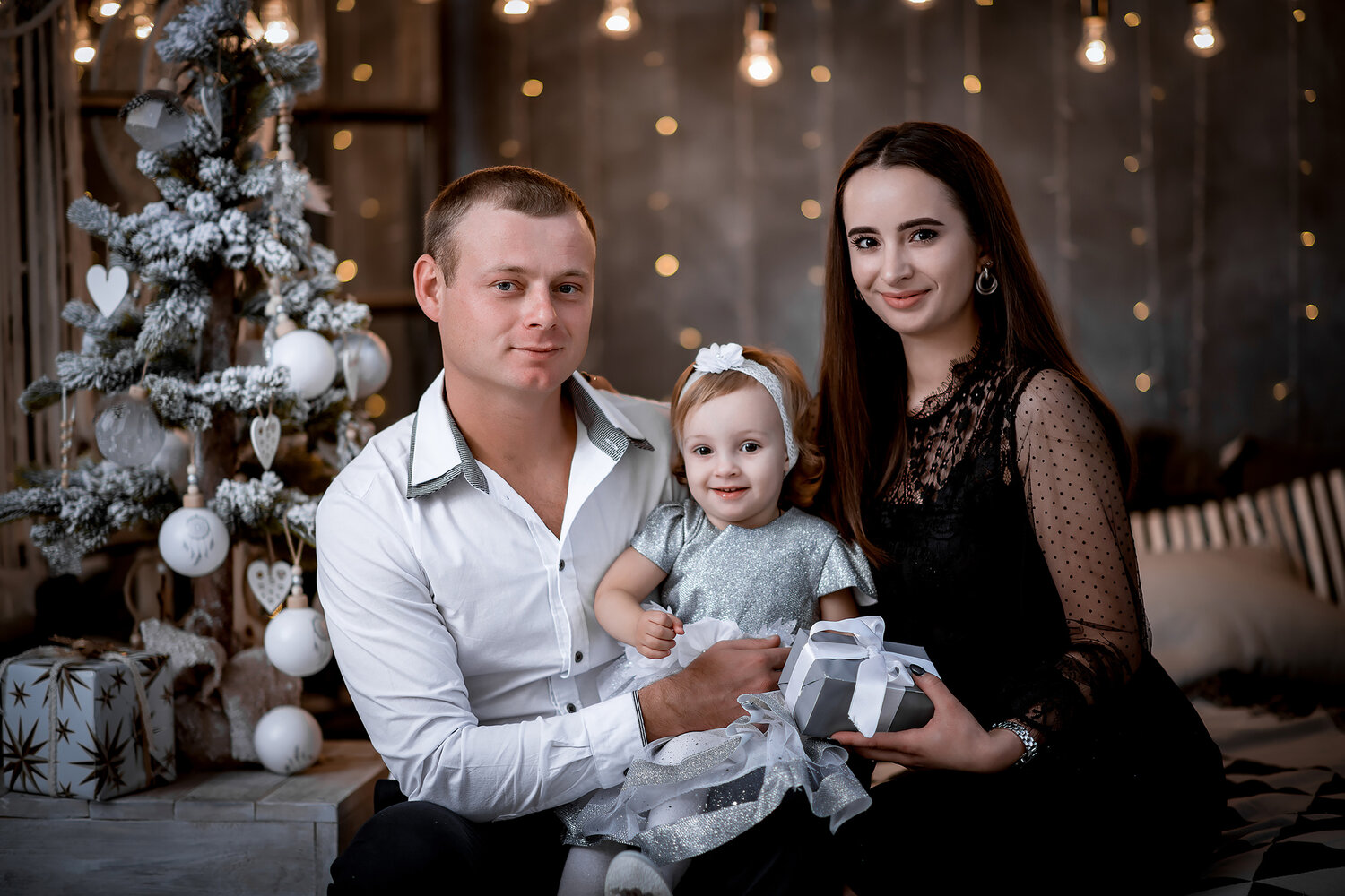 новогодняя фотосессия, фотосессия в студии, новогодняя фотосессия семейная, фотостудия, фотосессия