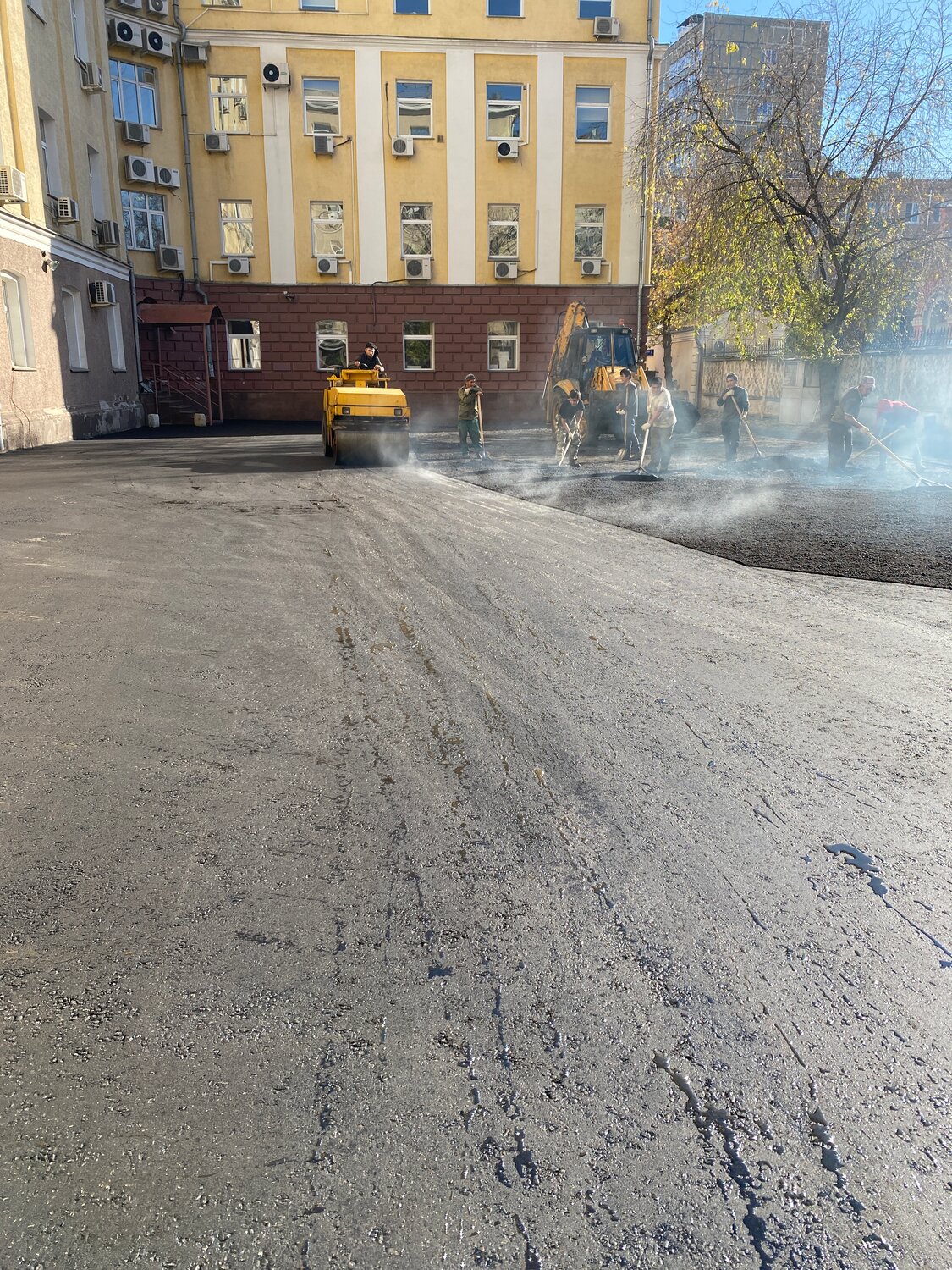 дорог, улица, техника, асфальт, снег в петербурге