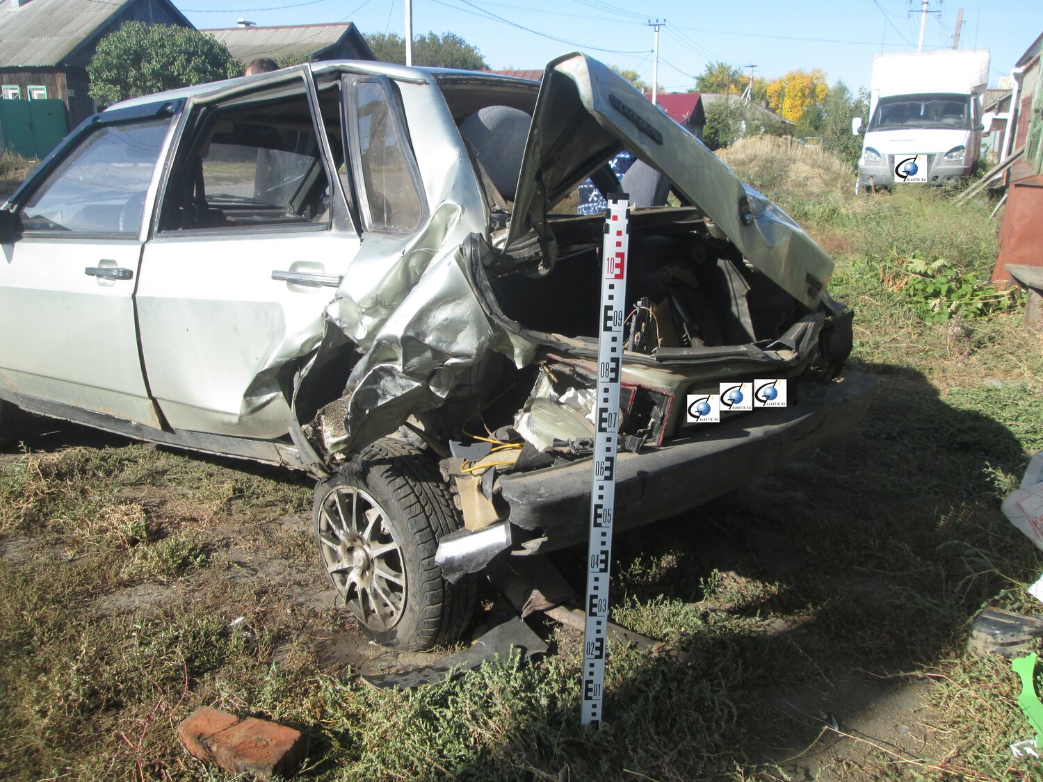 авто, автомобиль, ваз 2108 дракон авария, авария м5 иглинский район, ваз 2108 после аварии