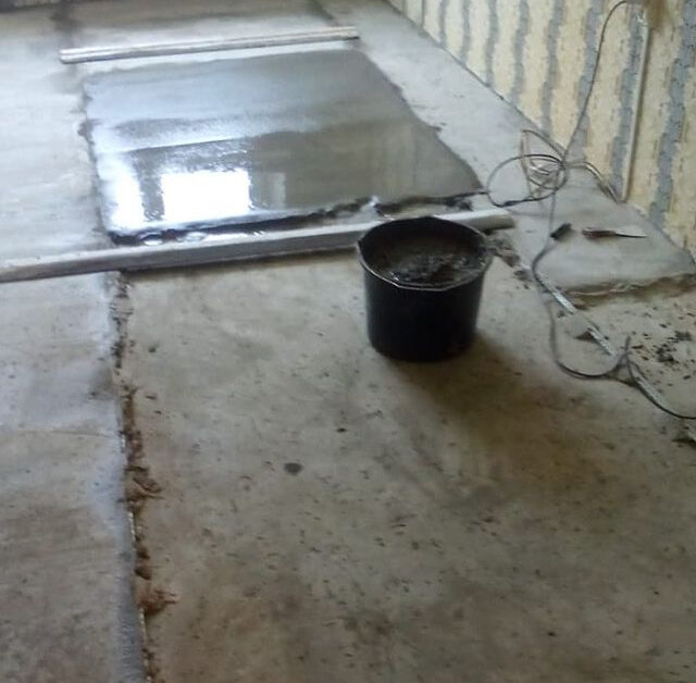 стяжка пола, стяжка полов, гидроизоляция бетонного пола, стяжка пола из пескобетона м300, бетонный пол