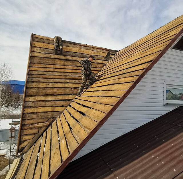 Монтаж кровли