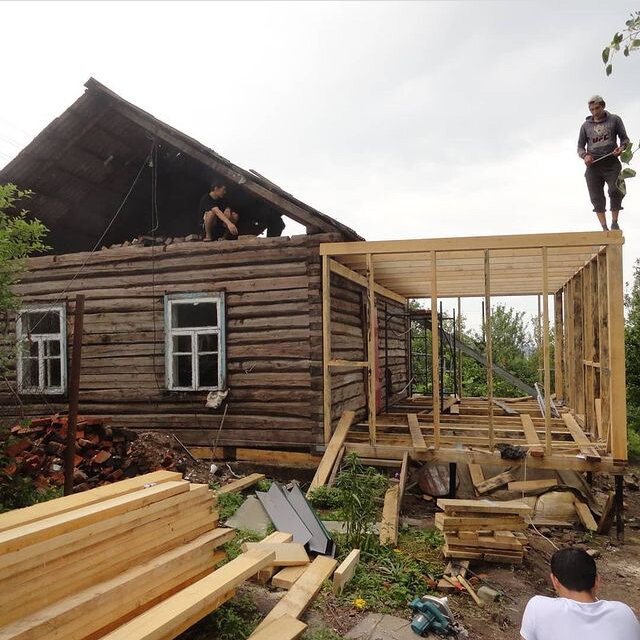 Строительство пристройки к дому