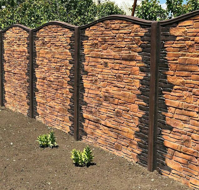 еврозабор карпатский камень, еврозабор луганский камень, еврозаборы, еврозабор скала, бетонный забор еврозабор