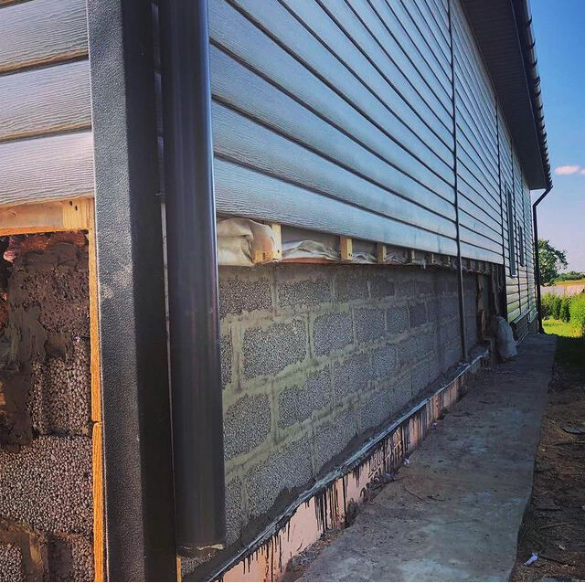 Ремонт фундамента с подъемом домов